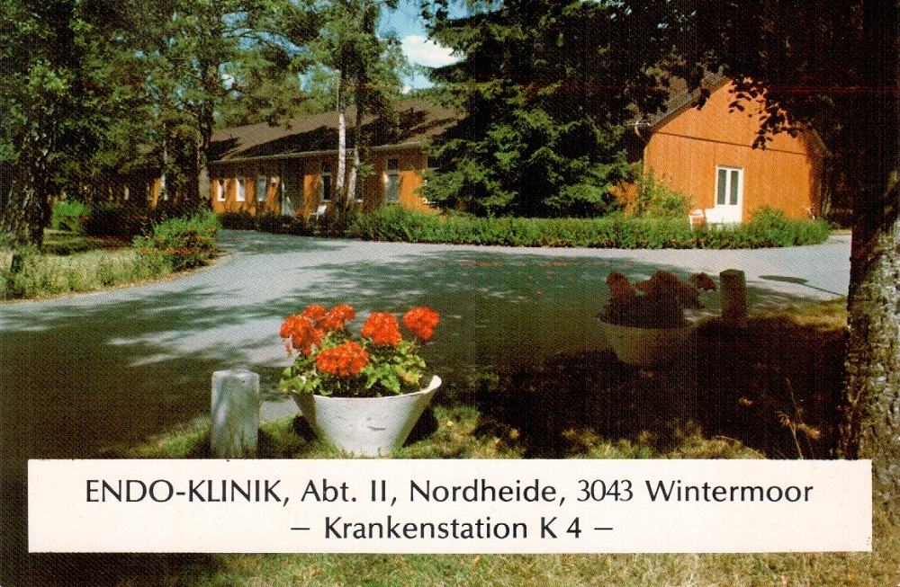 ENDO-Klinik Station K4 - Egon Manke Ansichtskarte um 1989
