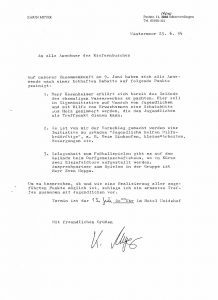 Brief an die Einwohner des Kiefernbuschs vom 23. Juni 1994