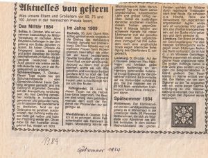 Böhme Zeitung Bericht über Wilderei in Wintermoor 1934