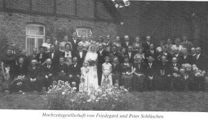 Hochzeit Friedegard und Peter Schlüschen - aus 200 J Colonie Wintermoor