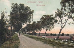 Straße in Wintermoor um 1915