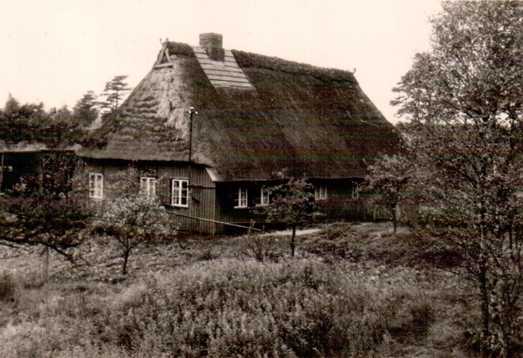 Foto von Dohrmanns Hof in Wintermoor Mai 1953
