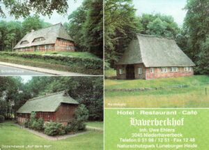 Ansichtskarte Haverbeckhof Uwe Ehlers mit Schäferhaus Heidekate Dependance - Verlag Rüdel undatiert